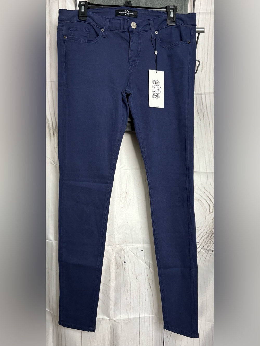 OCJ Apparel University of Michigan Wolverines Skinny Jeans Women 31 Navy NWT